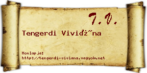 Tengerdi Viviána névjegykártya